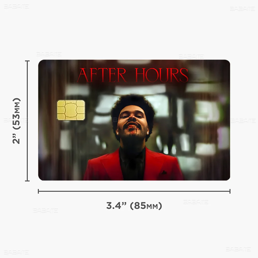 The Weeknd Anime Front Cover Film Sticker Skin