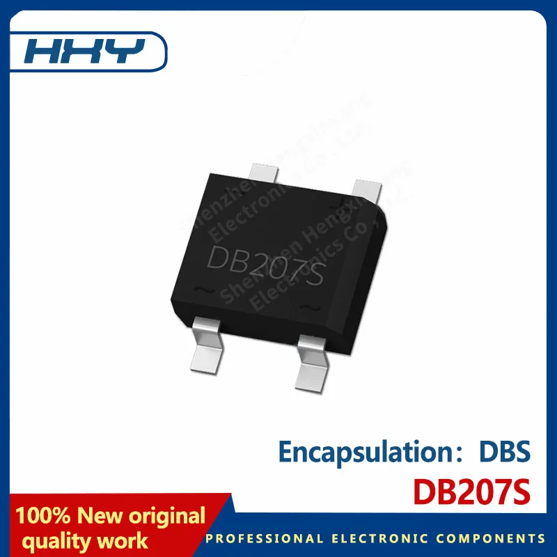 10PCS DB207S DBS package 2A1000V patch rectifier bridge stack