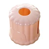 Household Tissue Box Coffee Table Dining Table Circular Napkin Storage Box Roll Paper Suction Box 4