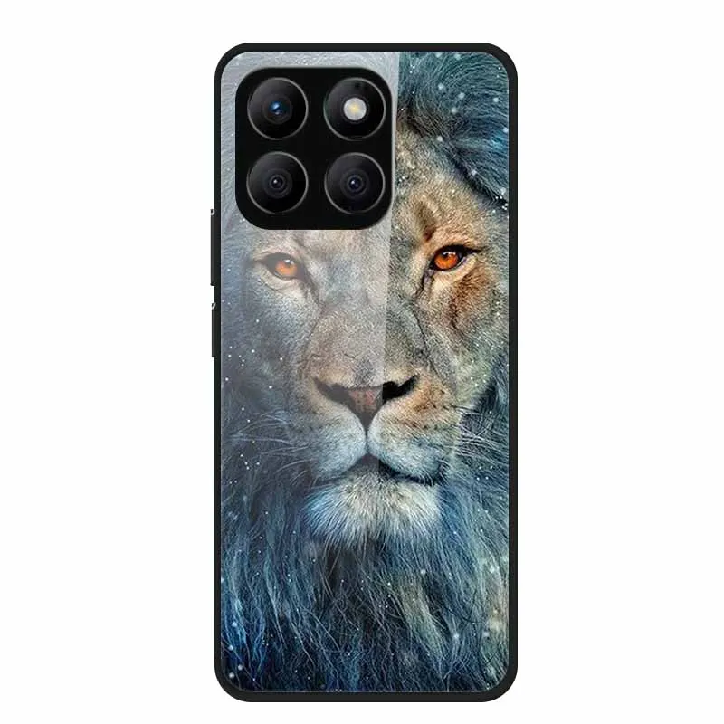 Enhanced Tempered Glass Protective Phone Case with Soft Bumper Design