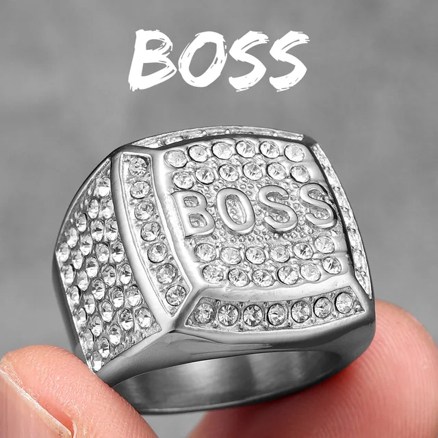 Bagues de luxe en acier inoxydable pour hommes et femmes, pierres précieuses brillantes, Punk, à la mode, bijoux créatifs, cadeau, vente en gros, livraison directe