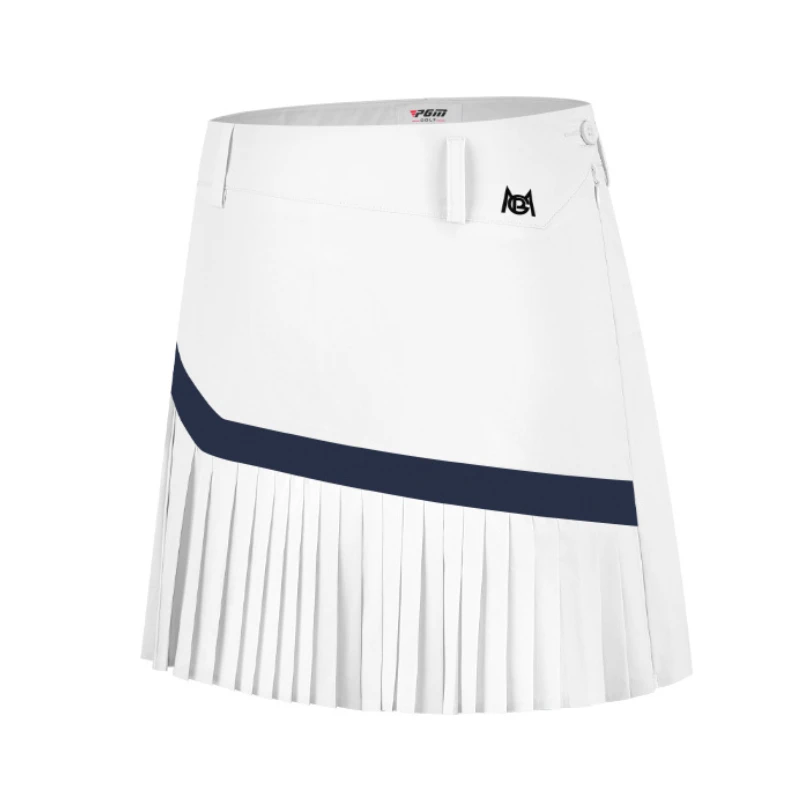 Pgm Dames Sport Korte Rok Zomer Ademende Onderbroek Half A-Line Geplooide Rok Qz089