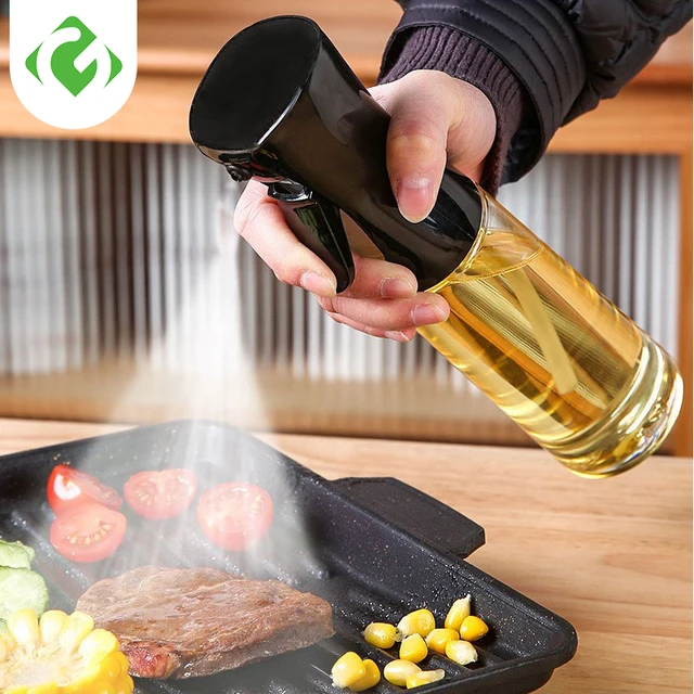 Több Olajkefe Olaj Spray -Palack Konyhai Főzés Olívaolaj -Adagoló Kemping Bbq Sütés Ecet Szójaszósz Permetező Tartályok
