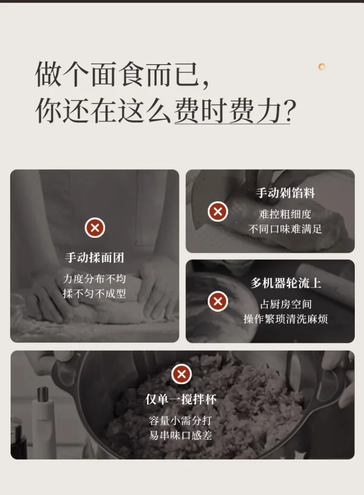 Description Picture 6 of item220V Bear Meat Grinder and Dough Mixer Multifunctional Electric Kitchen Machine for Home Use AI