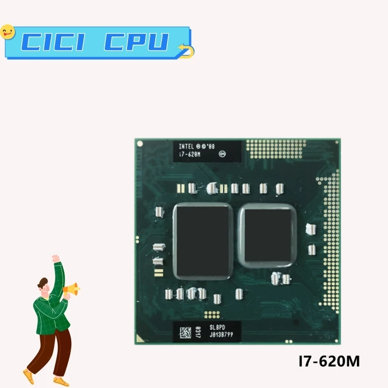 I7-620M Slbtq I7 620M 2.66 Ghz Dual-Core Processor Socket G1 Cpu Mobile