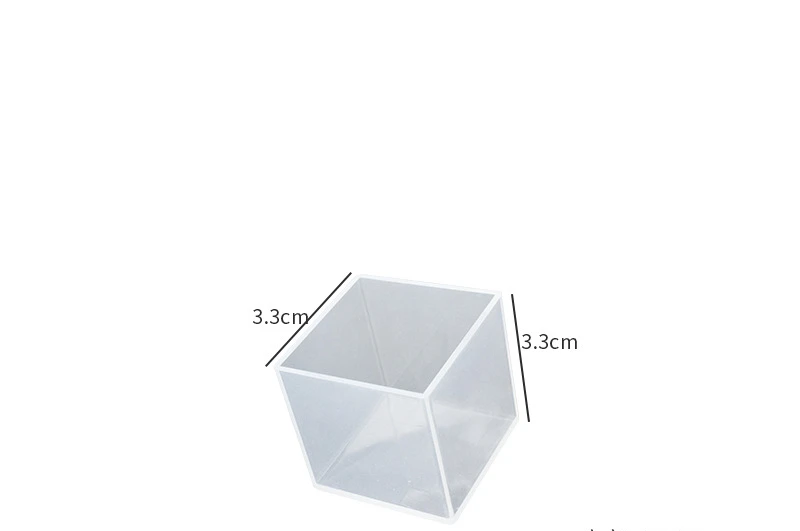 5pcs Large Deep Square Resin Mold Silicone, Epoxy Resin Pouring Mold DIY  Box Resin Silicone Set Mold, Transparent Cube Silicone Mold For Resin  Casting