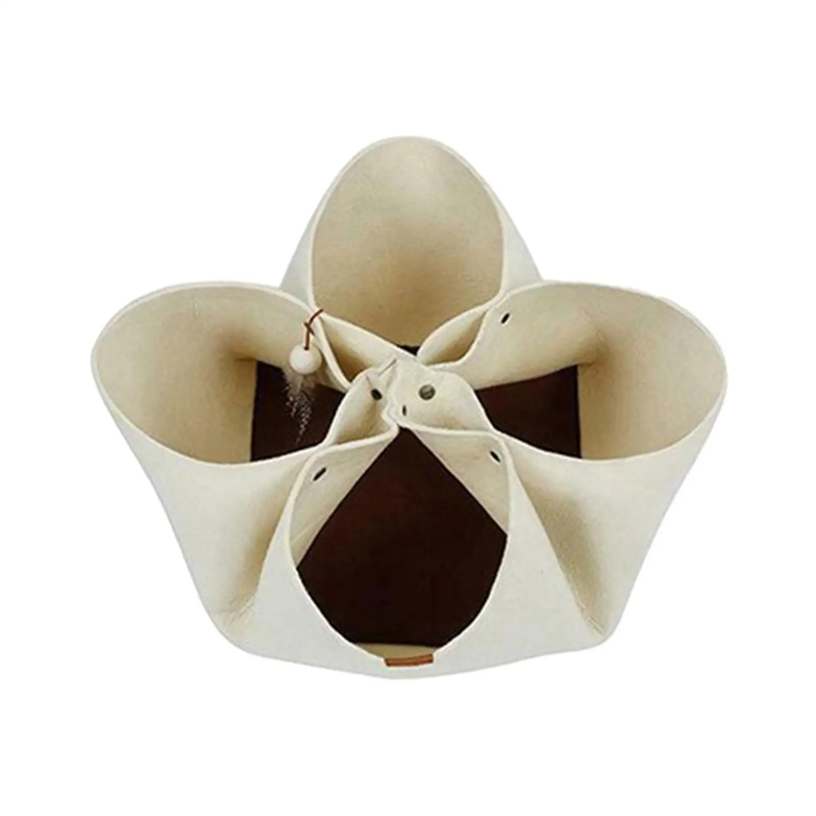 Cat Felt Tunnel Durable Cat Play House Foldable Interactive Pet Bed House Cat Tunnel Bed for Cat Rabbit Pets Kitten Puppy Cat Felt Tunnel Durable Cat Play House Foldable Interactive Pet Bed House Cat Tunnel Bed for Cat Rabbit Pets Kitten Puppy