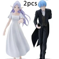 Freiren Anime Collectible: Reading Action PVC Figure Statue Gift (2pcs -no box)