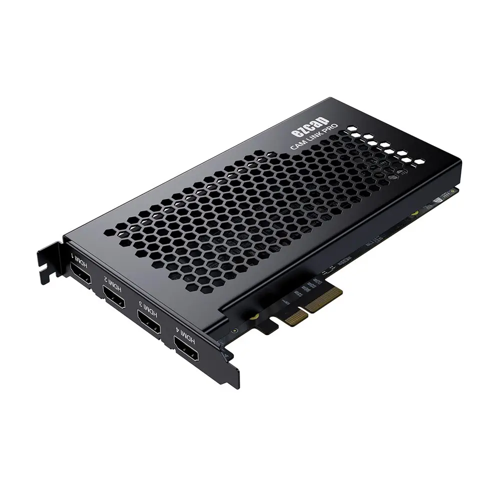 EzCAP335 PCIE 4 Channel HDMI Compatible Video Capture Card for Multicam Live Streaming