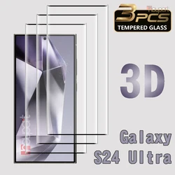 3PCS Tempered Glass Screen Protector Film - 3 Glass (S24 Ultra)