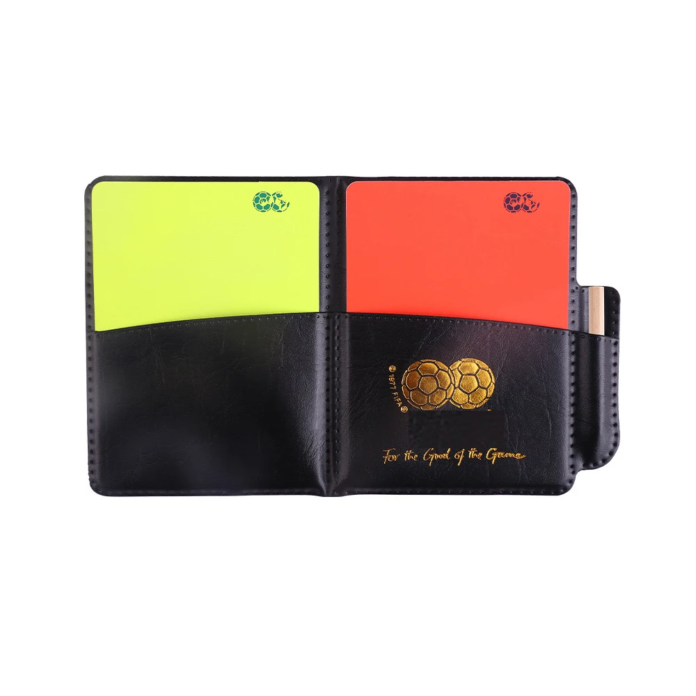 Football Referee Kit Referee Red Yellow Cards Soccer Whistle Side Toss Picker Soccer Flag Football Match