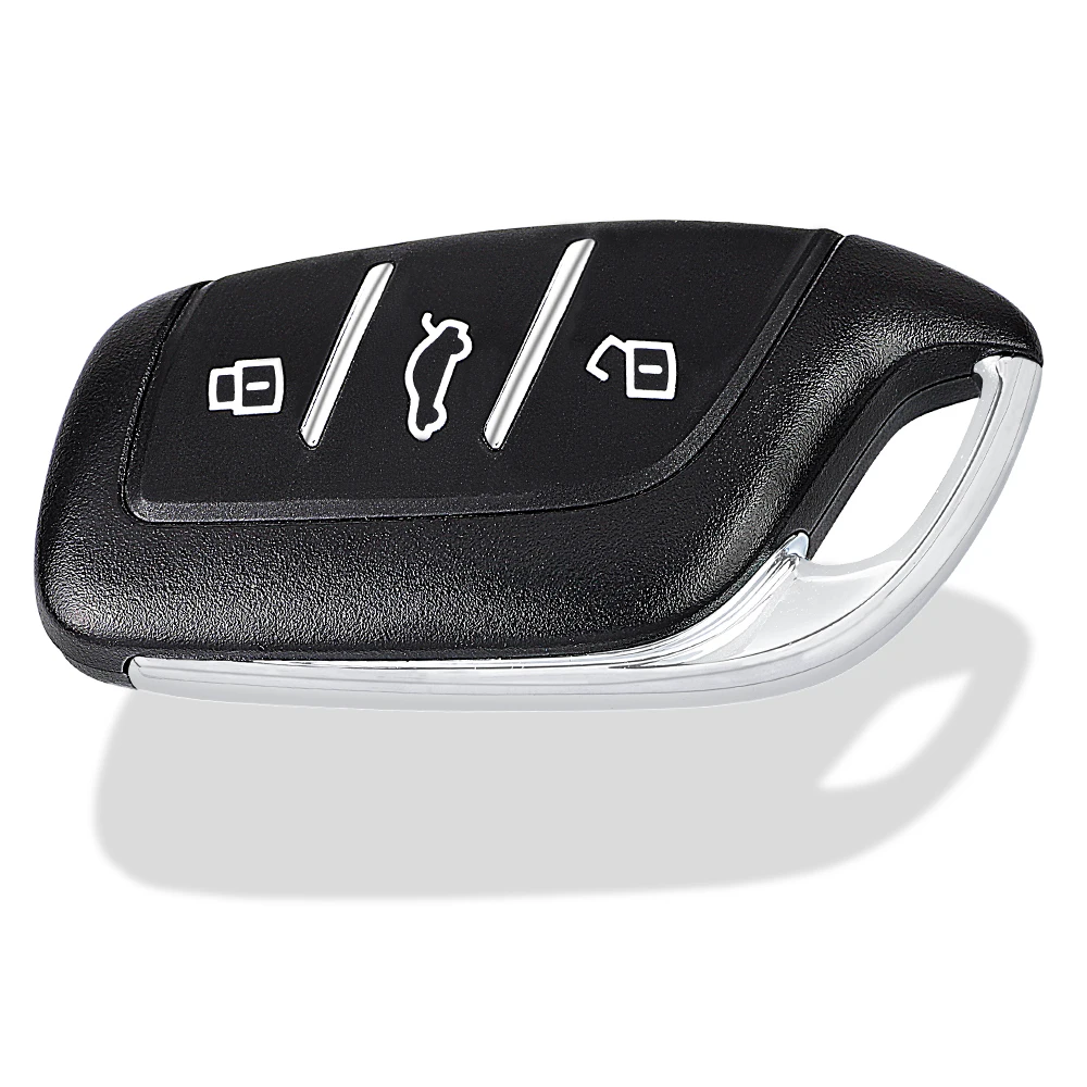 Enhanced Car Key Shell Case with 3 Buttons - Smart Remote Fob Replacement