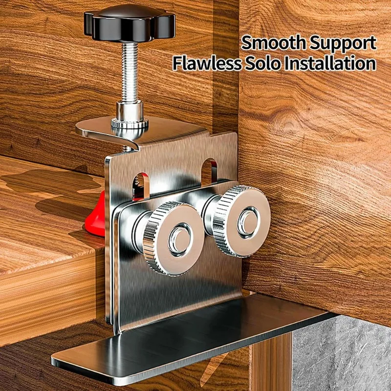 Cabinet Clamp Stainless Steel Door Installation for Most Doors