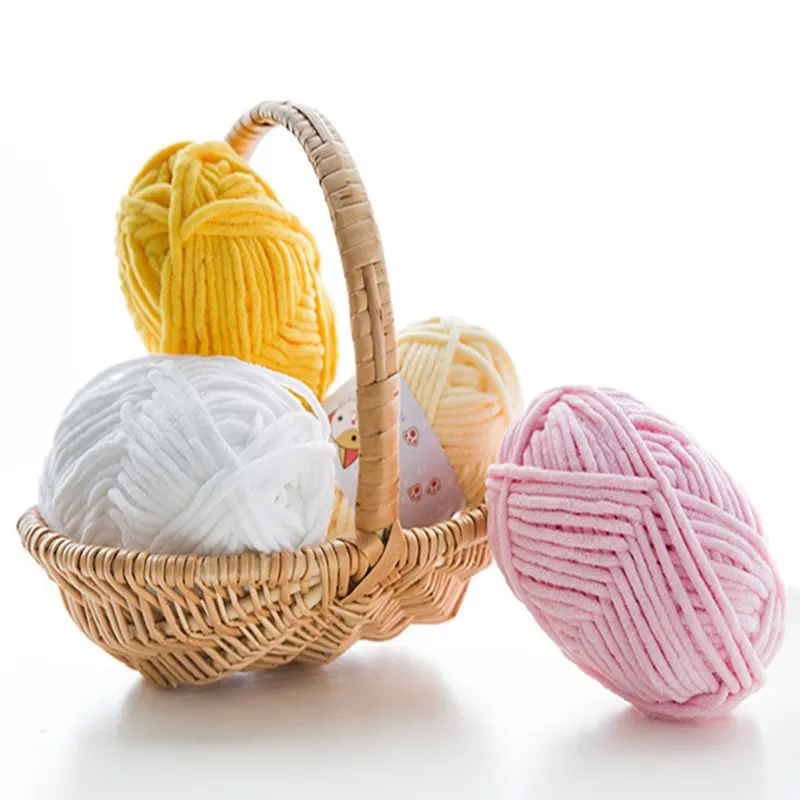 50 Grams/Ball Handmade DIY Knitting Yarn Wool Line Baby Scarf Hat Soft Thickness Line Crochet Yarn For Knitting Wholesale 5