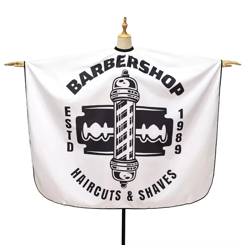 Haircut Cape Hairdressing Cape Beauty Salon Apron Hairdressing Bibs Barber Haircut Cloth Home Hairdresser Apron Hair Cut Cape Salon Hairdress Gown Hairdressing Coat Barbershop Accessory