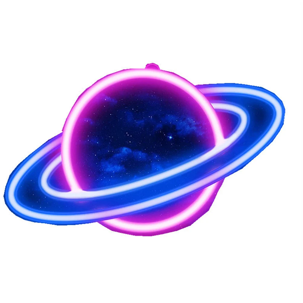 

LED Neon Light Sign USB Charging Planet Shaped Energy Saving Neon Signs For Bar Pub Store Cafe Shop Party Club Restaurant Shop