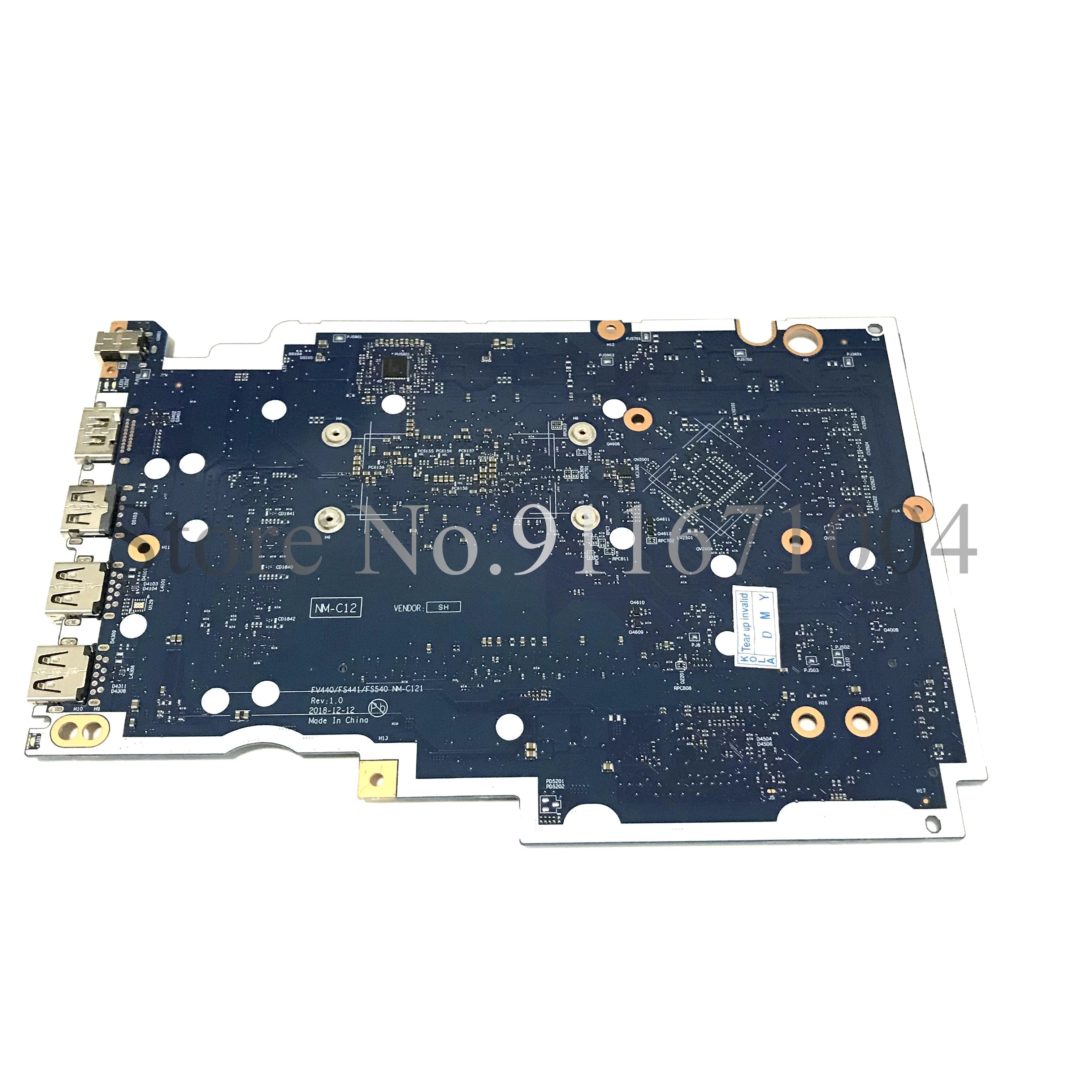Placa-mãe do Portátil para Lenovo Ideapad Fv440 Fs441 Fs540 Nm-c121 Mainboard S14515iwl V15-iwl w 4205u 5405u Ram 4gb Cpu - Imagem 2