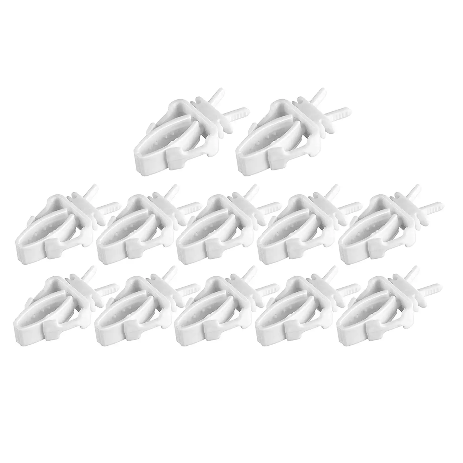 12Pcs Bird Feeding Clip Feeder Device Foraging Toy Bird Cage Food Holder Parrot Cockatoo Parakeet Budgie Macaw