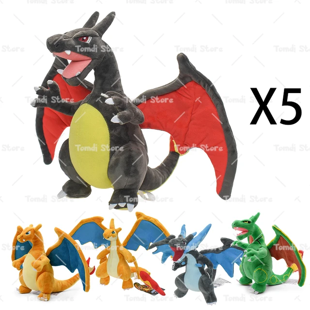 Brinquedos de pelúcia Pokémon Mega Charizard Mega Evolution X e Y, Boneca  de pelúcia macia, presente de aniversário infantil - AliExpress