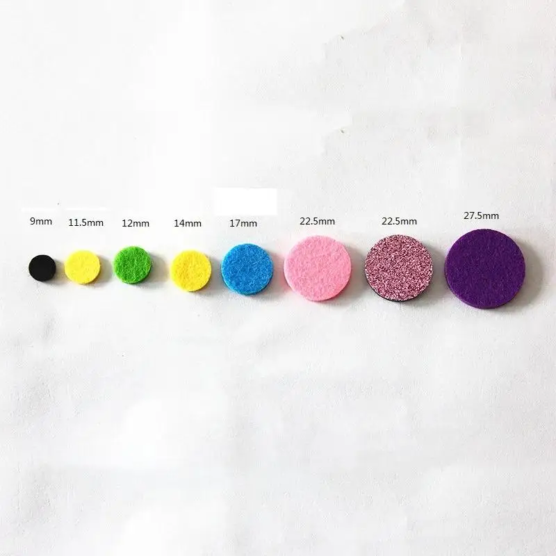Confezione da 20 tamponi di ricambio rotondi da 20 mm, colori misti