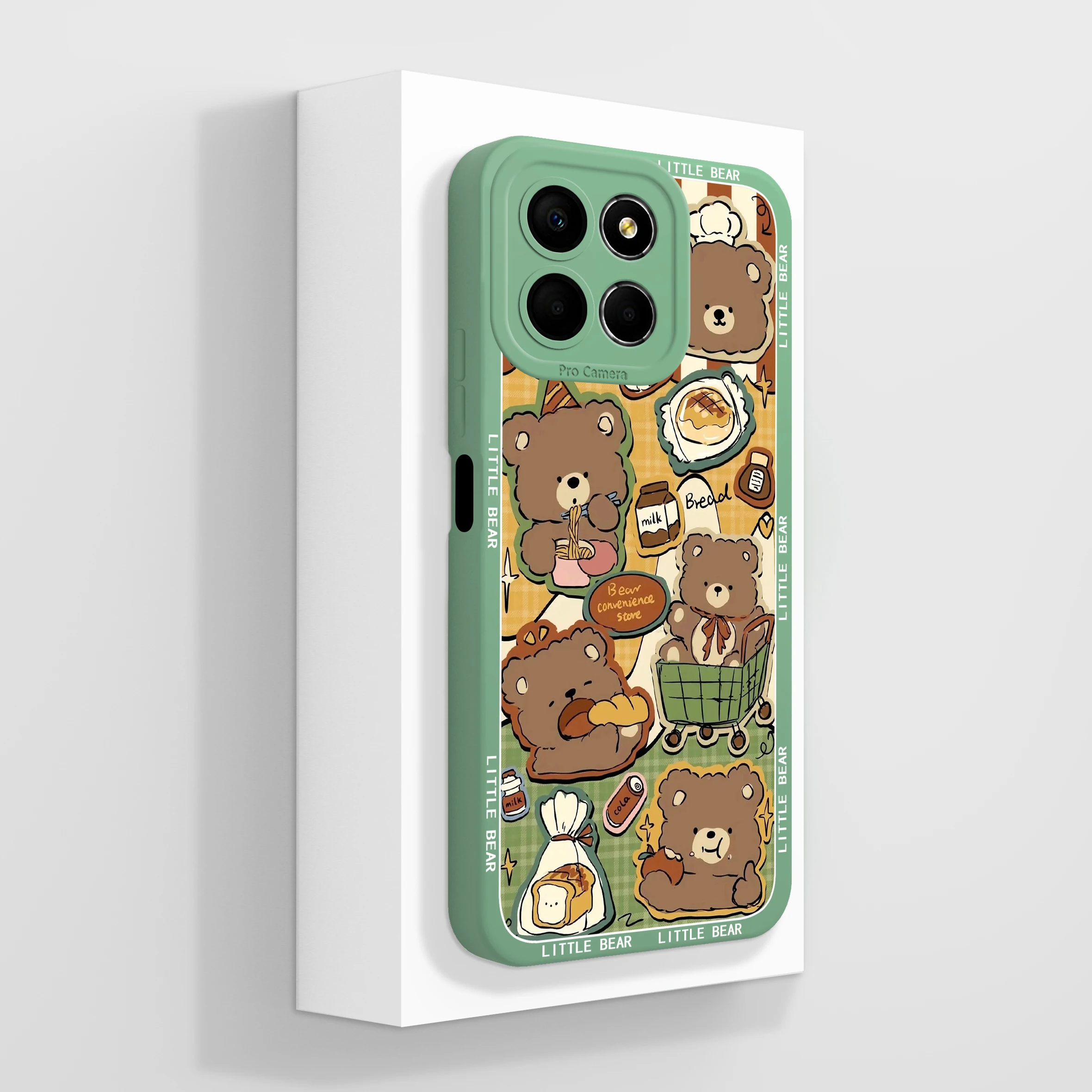 Cute Cartoon Animal Pattern Soft Silicone Shockproof Phone Case Housing