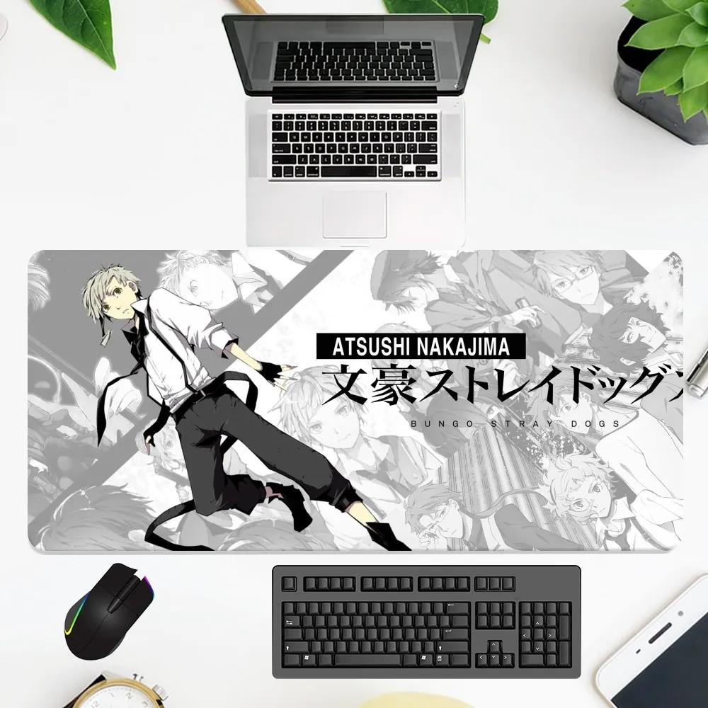 Anime B-Bungo Stray Dogs Mouse Pad  office Large Small Computer pc Keyboard Mouse Rubber Game Anti-Slip Mice Mat big 6