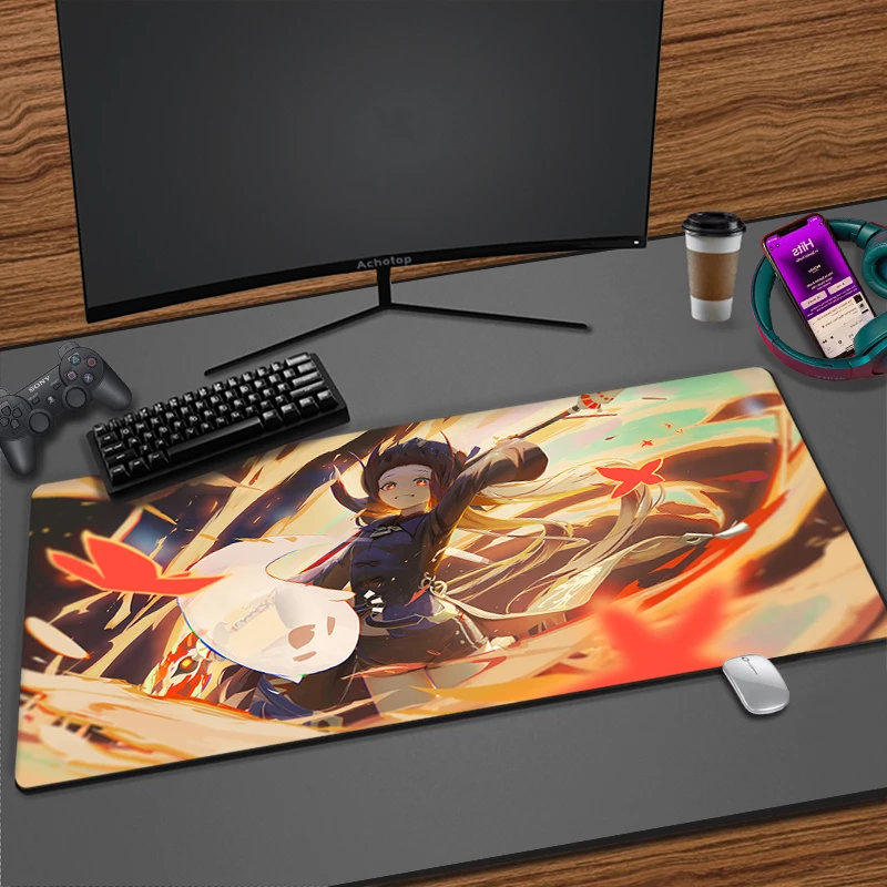 

Genshin Impact Large Mouse Pad Pc Gamer Desk Mat Gaming Accessories Keyboard Deskmat Laptop Anime Mousepad 900x400mm Deskmat