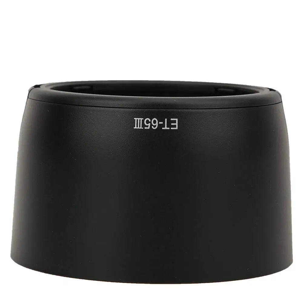 ET-65III Lens Hood for Canon EF 85mm f/1.8 USM 100mm f/2 SF EF 135mm f/2.8 Camera Lens Hood