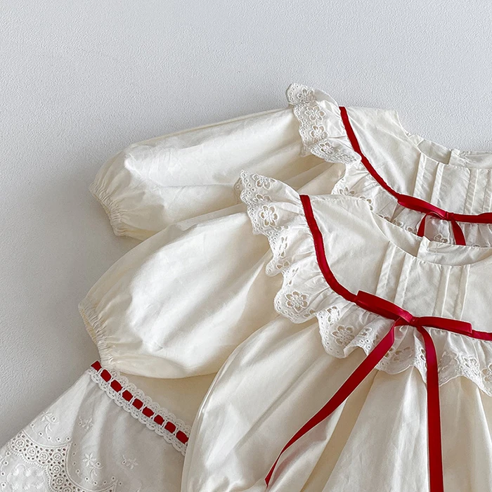 ملابس أطفال جديدة لخريف 2025 فستان حفلات للفتيات من عمر 2 إلى 7 سنوات رومبير للفتيات الصغيرات بأكمام طويلة فساتين أميرات للأطفال