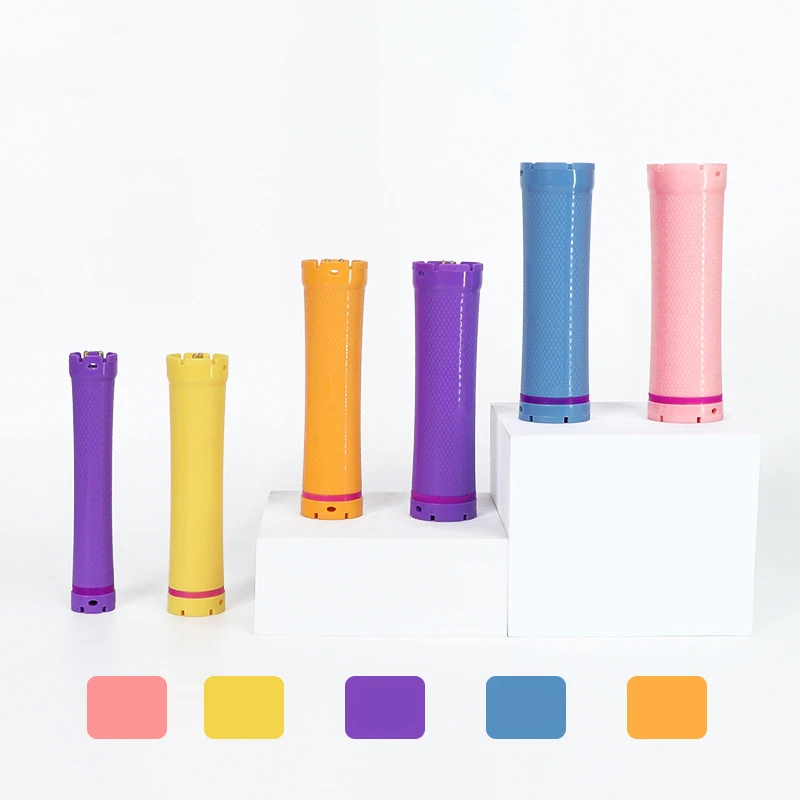 24V Standard Digital Hair Rollers Sponge Clips Set Electric Heated Perm Curler Wool Curl Big Wave Curling Rod Bar 10pcs/set
