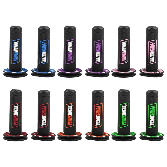 PowerMotor Motorcycle Grips Gel Anti-slip Wear-resistant Shock-absorbing Handle Rubber ATV Scooters Motocross Handle Accessories