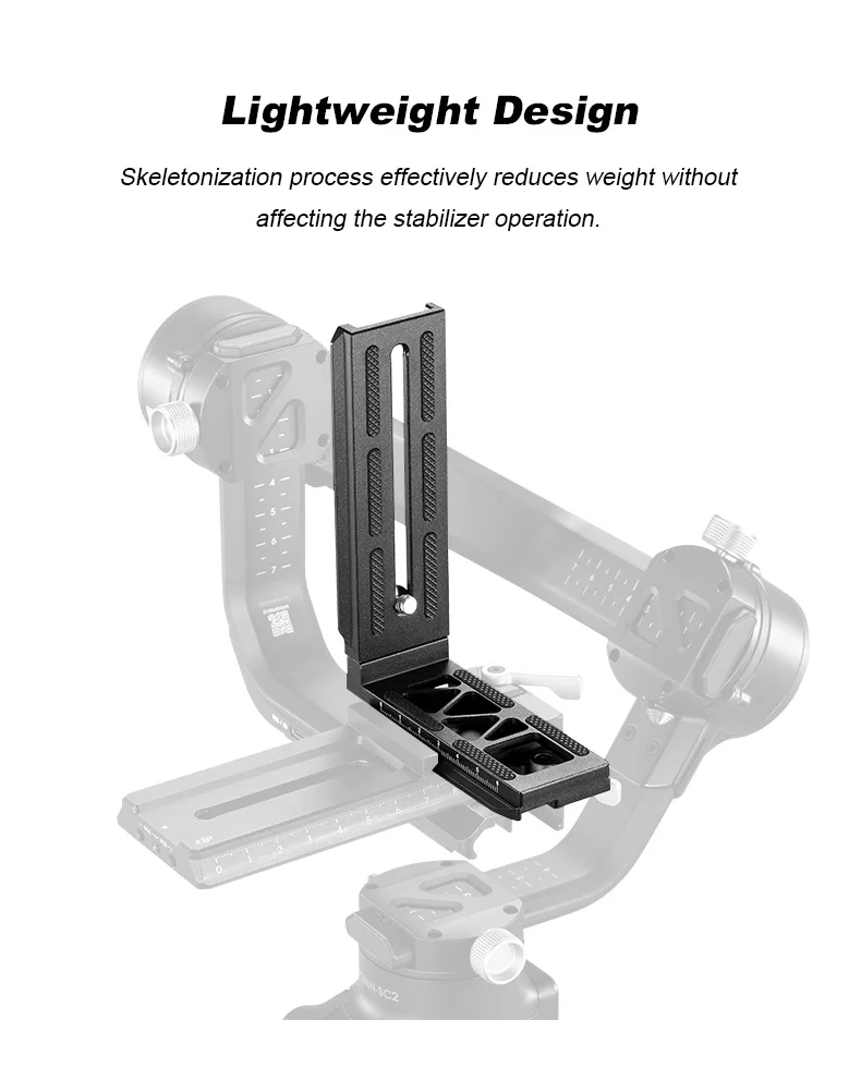 Universal Camera L Bracket Thicken 1/4 Inch Screw L Shape Holder Tripod Vertical