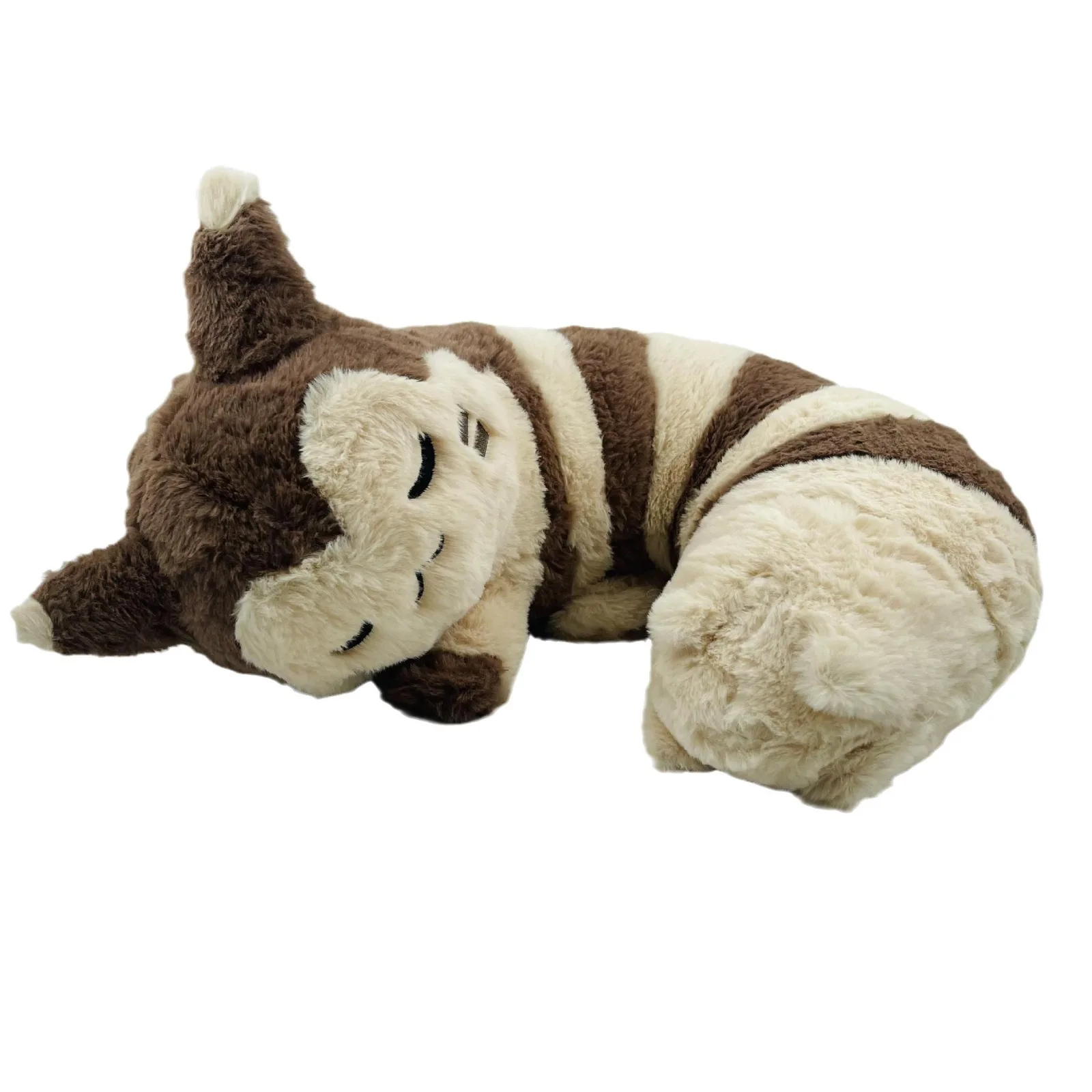 45cm Großes Schlafendes Furret Pokemon Plüschtier Weiches Gefülltes Langschwänziges Tier Nackenkissen Weiches Kissen Niedliche Zimmerdekoration Puppe