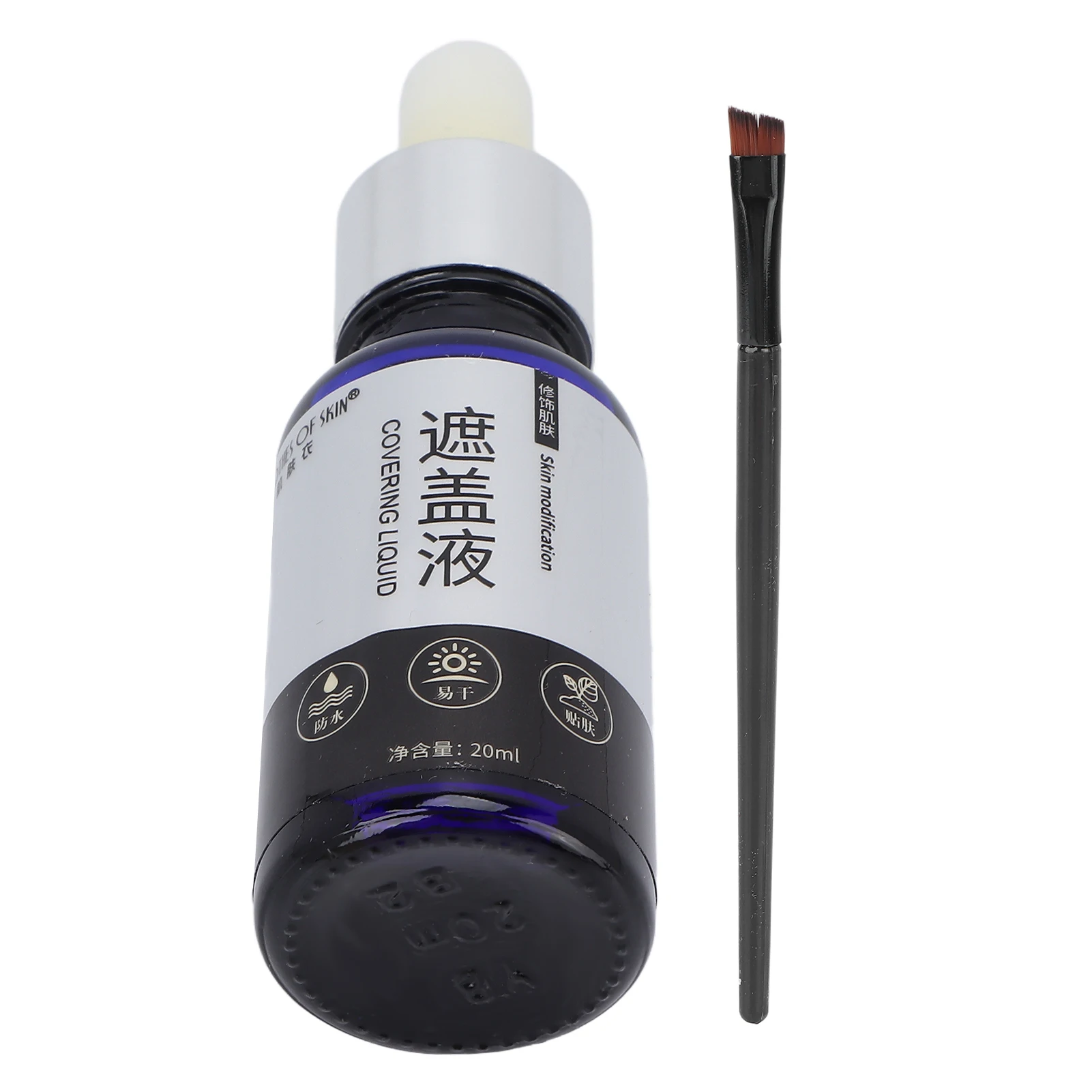 Liquid Concealer Vitiligo Cover Waterproof for Face Body 20ml