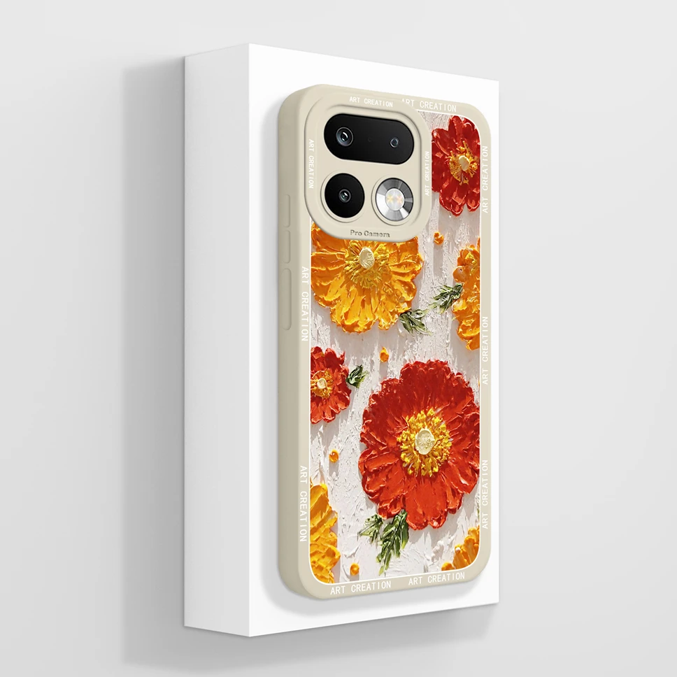 Lovely Cat Pattern Shockproof Full Coverage Liquid Silicone Phone Case