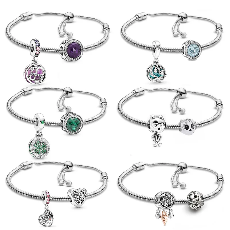 6styleHotSaleFashionDIYadjustablesizeCharmBraceletCharms