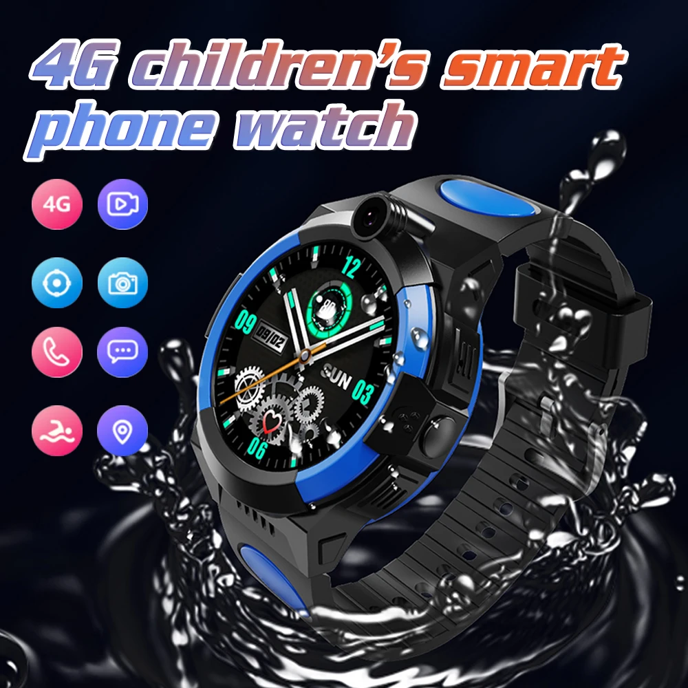 

4G GPS Smart Watch Men 1.32IPS 480mAh Fitness Tracker 24/7 Heart Rate IP68 Waterproof Blood ox Outdoor Sport Smartwatch