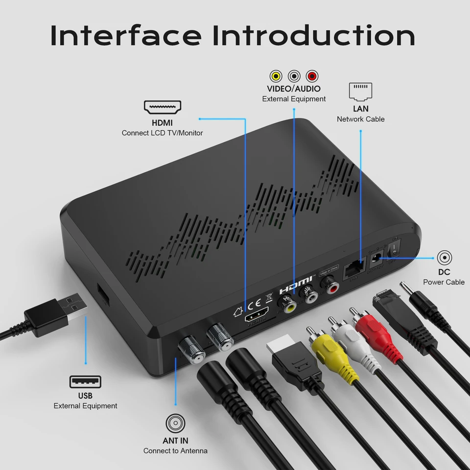 Receptor de TV por satélite FREAT V8 Ultra 4K UHD, DVB-S/S2/S2X, DVB
