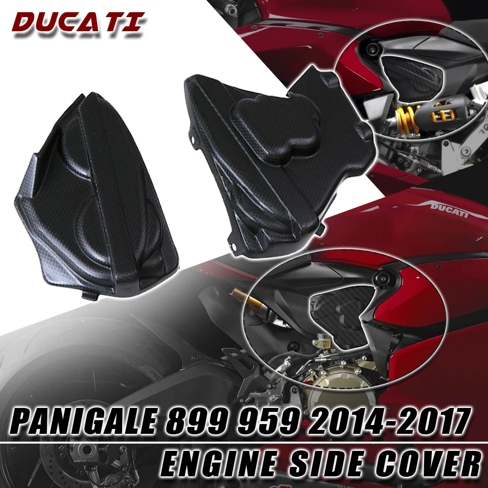 

For DUCATI PANIGALE 899/959 2014 2015 2016 2017 3K 100% Carbon Fiber Engine Side Cover Motorcycle Modifield Accesseries