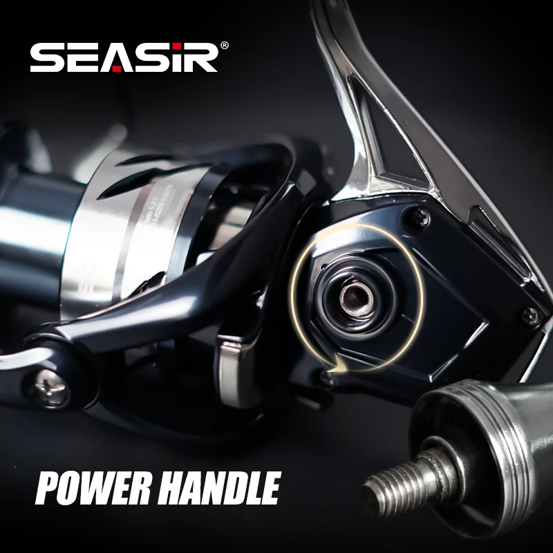 SEASIR Contra Spinning Fishing Reel 2000-6000 5.2:1 Max Drag 15KG