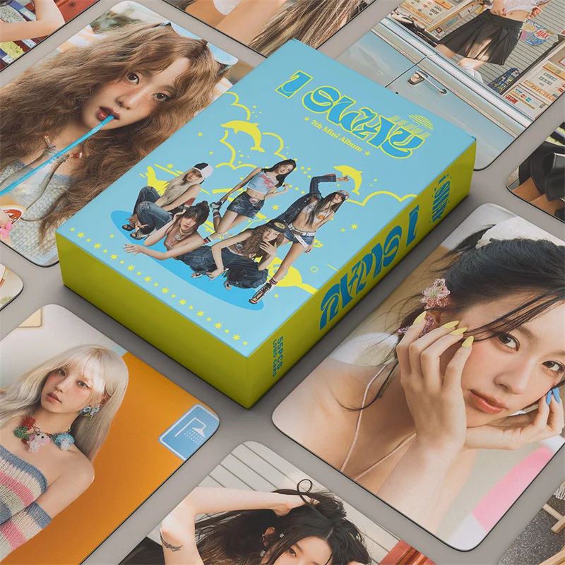 

Новый альбом i SWAY LOMO KPOP (G) I-dle, гидл для карт YUQI MINNIE, Высококачественная коллекция вееров, Подарочная фотооткрытка, открытка, 55 шт./набор