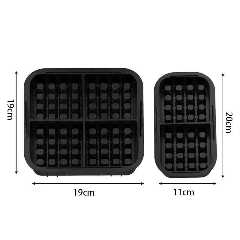 Set 2 Stampi In Silicone Per Waffle Belgi Per Philips Airfryer Dual Basket 3000 Series (6L/3L) NA350