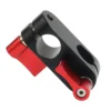 90 Degree Right Angle 2 Hole 15mm Rod Rig Clamp Adapter M5 Screw for 5D2 5D3 A7S GH4 DSLR Camera Photo Shoulder HandGrip Monitor 3
