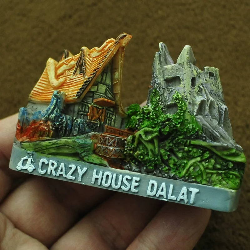 Фото Вьетнамская пагода ханая шампа, вьетнамская 3d-магнитная наклейка на холодильник, туристические сувениры, магнитные наклейки на холодильник, подарок №5