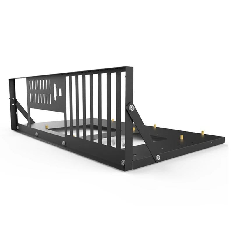 4X Mining Frame Mining Eth Staffa Della Scheda Madre Addensato Bitcoin Mining Rig Case Support Itx/ Mini Atx Per 8 Gpu(Atx)