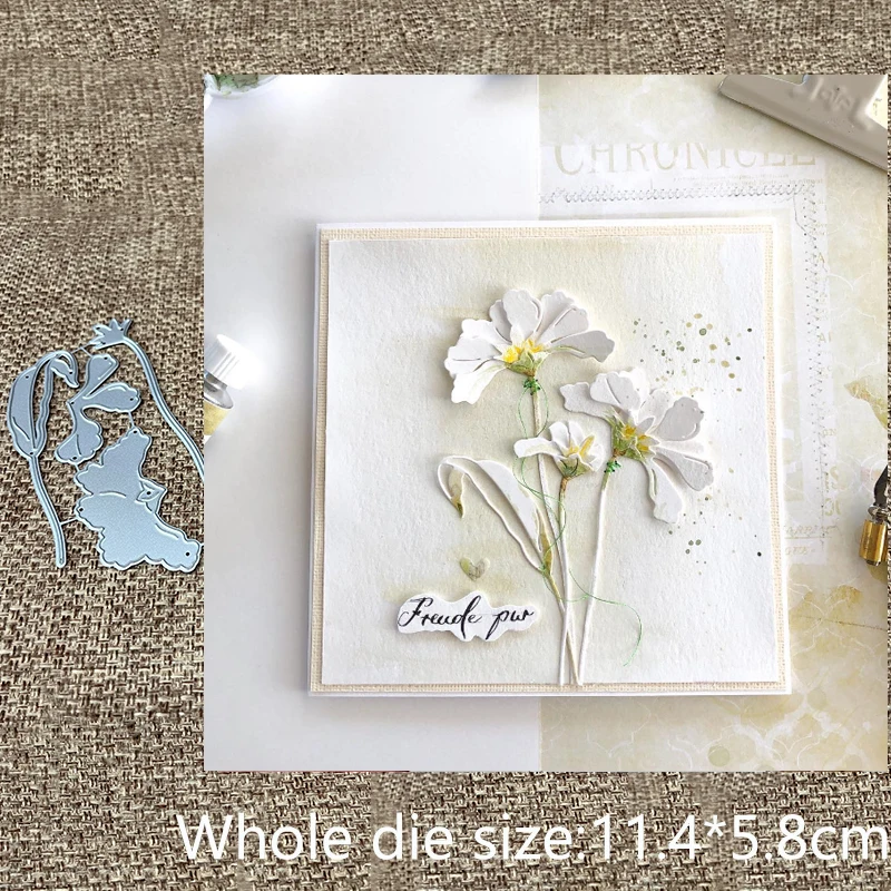 YunTrip Stanssjablonenset voor het maken van kaarten, rechthoekige kanten frame, metalen stansvormen, doe-het-zelf plakboeksjabloon, vorm voor album, reliëf, foto, papieren kaarten, decoratief