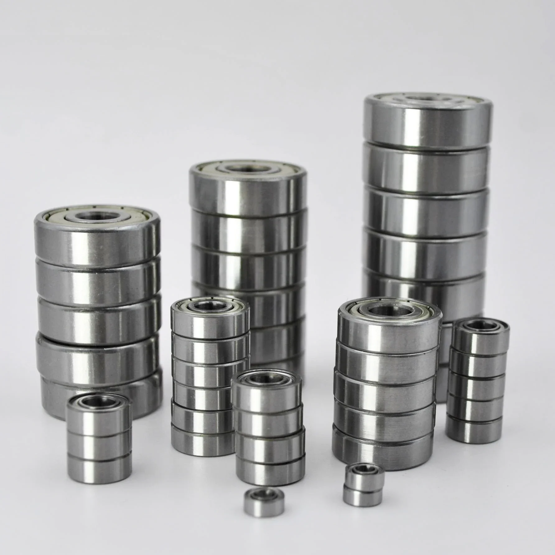 Compact Precision Sealed Ball Bearings - Various Sizes and Bore Dimensions
