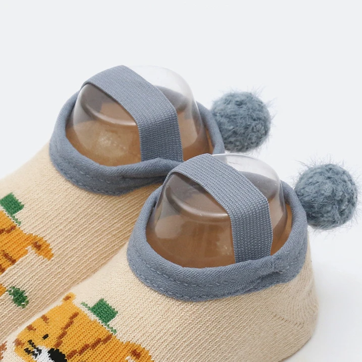 Baby Socks Spring Anti Slip Toddler Kids Floor with Rubber Soles Autumn Newborn Boy Girl Cartoon Cute Ball Warm