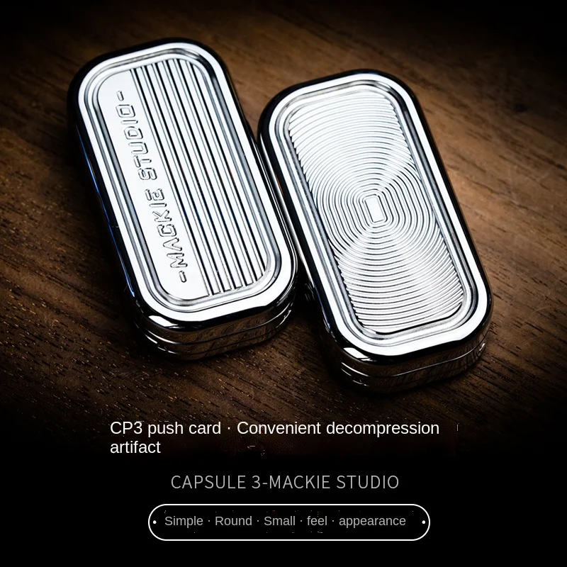 

New CP3 Push Card Fingertip Gyro Stainless Steel Pop Brand Leisure Decompression Toy