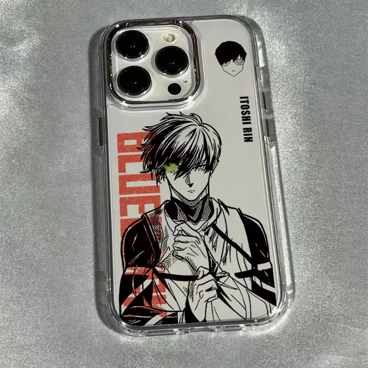 Anime BLUE LOCK Transparent Soft Phone Case
